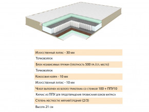 Матрас Тиссая 120х200 в Кудымкаре - kudymkar.magazinmebel.ru | фото - изображение 2