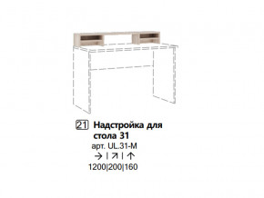 Надстройка для стола 31 (Полка) в Кудымкаре - kudymkar.magazinmebel.ru | фото
