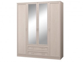 Шкаф 4-х дверный с зеркалом и ящиками в Кудымкаре - kudymkar.magazinmebel.ru | фото