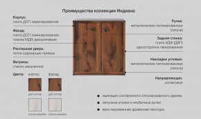 Спальня Индиана Дуб Саттер в Кудымкаре - kudymkar.magazinmebel.ru | фото - изображение 2