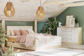Спальня Оливия с комодом в Кудымкаре - kudymkar.magazinmebel.ru | фото